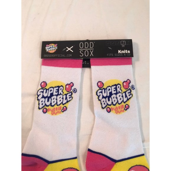 Odd Sox Super Bubble Bubblegum Socks - Picture 2 of 4